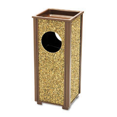 United receptacle aspen series outdoor sand URN212GALL