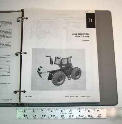 Case parts book - 4894 tractor - 1984