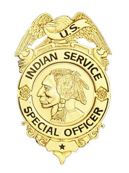 Indian service special officer badge