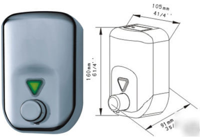 New stainless steel soap dispenser paper dispenser >> <<