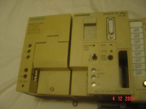 Siemens simatic 6ES5 input modules 8MA11 cpu 102 psu