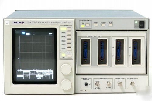 Tektronix CSA803C sampling oscilloscope mainframe