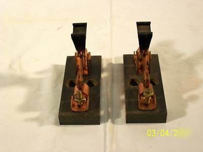 2 vintage copper dc safety switches