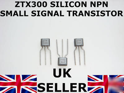 3 x ZTX300 silicon npn planar small signal transistor