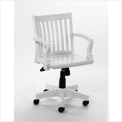 Boss office products banker's chair in antique white