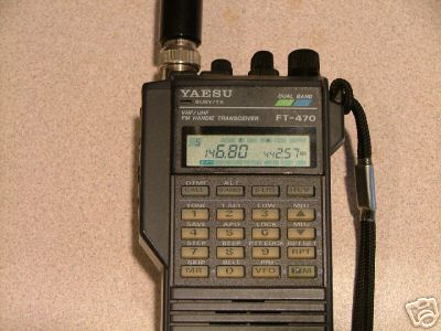 Yaesu ft 470 dual band ham radio transceiver 2 m 70 cm 