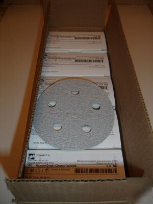 3M hookit ii 180-x 5-inch discs dust free case of 250