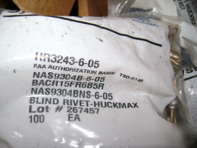 900-alcoa fastening blind rivet-huckmax HR3243-6-05