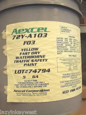 Aexcel waterborne fast dry traffic safety paint yel/red