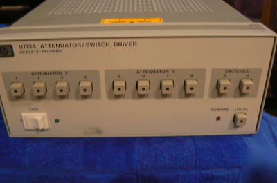 Agilent/HP11713A attenuator/switch driver/with 2 cables