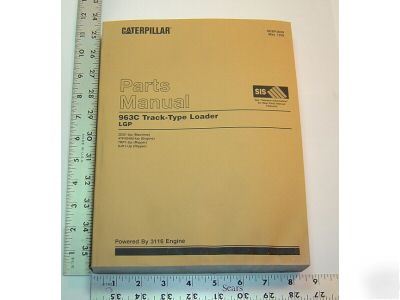 Caterpillar parts book - 963C track-type loader - 