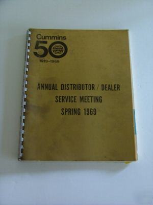 Cummins 50 annual dealer service meeting spring 1969
