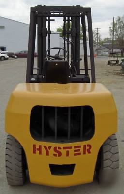 Hyster 8,000#, 8000# pneumatic tired forklift, gas