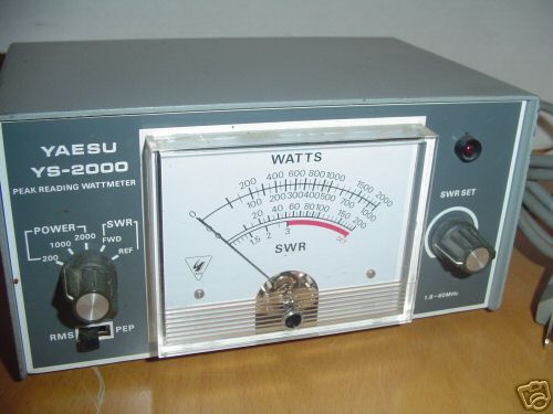 Nice yaesu ys-2000 peak reading wattmeter 