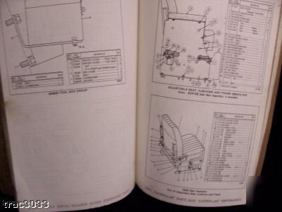 Original caterpillar D9G tractor parts manual