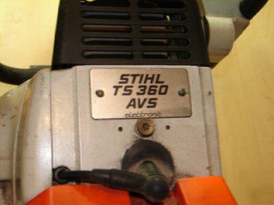 Stihl ts 360 cutquik cut-off saw - rare saw 