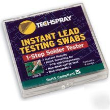 2515-n â€” instant lead testing swabs 8 piece kit - rohs