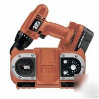 Black and/& decker cordless drill/driver/charger/radio