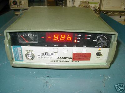 Boonton 4210 rf microwattmeter