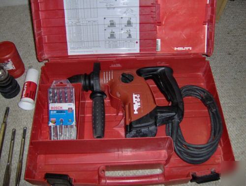 Hilti te 6-c rotary hammer/drill with extra's 