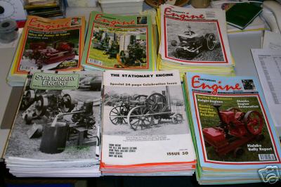 Stationary engine magazines or books
