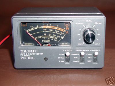 Yaesu ys-60 swr & power meter