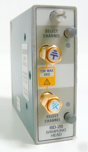 Tektronix sd-26 dual channel, 20 ghz sampling head