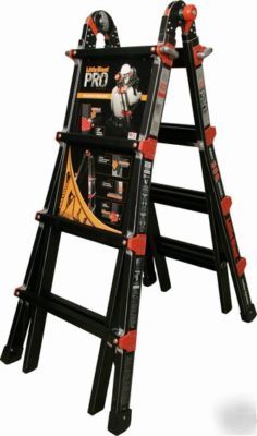 22 1A little giant pro ladder 10103BP with wheels 