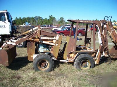 4X4 backhoe with extend a hoe and perkins diesel