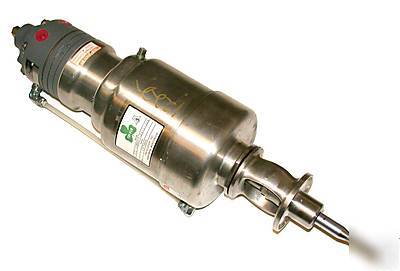 Nice tri-clover throttling valve #371-10MNV7-24-1-316