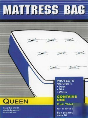 Queen mattress storage bag plastic mattress covers