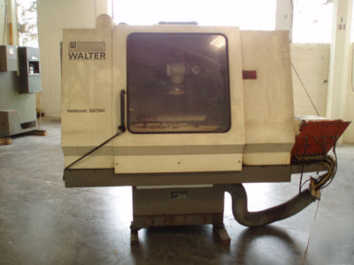Walter 35 cnc grinder 1993 with mist recovery system