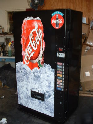  coca cola-coke soda vending machine-pepsi super nice 