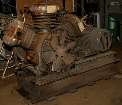 Curtis industrial air compressor w/ 40HP siemens motor