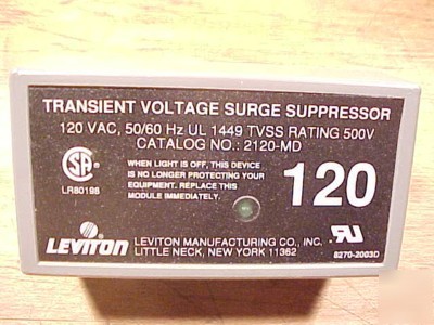 Leviton 52000 surge suppressor panel module 2120-md