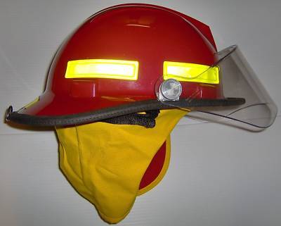 New bullard firedome ii fire helmet size 6-1/2 to 8