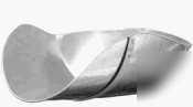 New galvanized steel scoop with chain