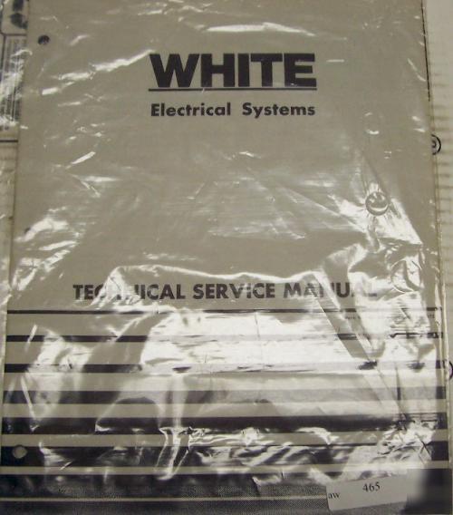 White electrical system technical service manual