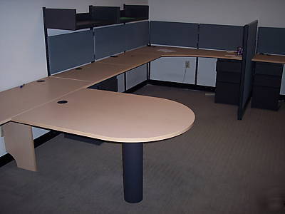***office cubicle station 16 cubes partner of lacasse**