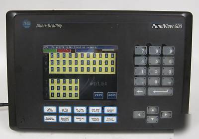 Allen bradley 2711-B6C8 panelview 600 interface 