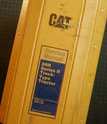 Cat caterpillar D8R dozer service manual shop repair D8