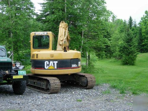 Caterpillar cat 308 ccr 2002 excavator steel tracks