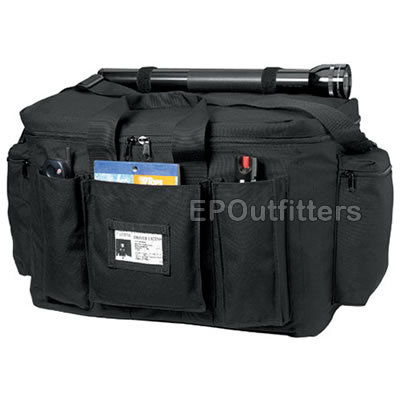 Black emt ems police security equipment duty patrol bag