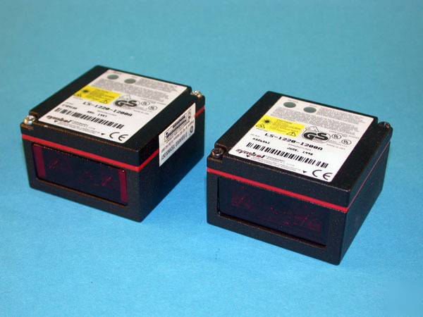 2 symbol ls-1220-I200A fixed mount scanners w. warranty
