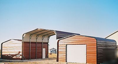 Barn or carport and garage combo 58X21 installed price 