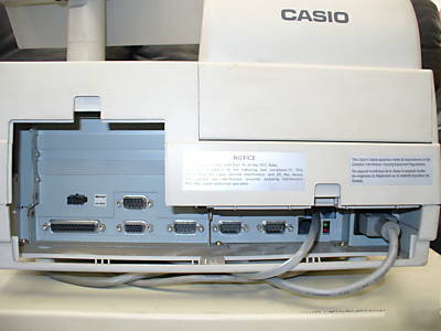 Casio sa-5100 pc pos terminal w/ barcode scanner