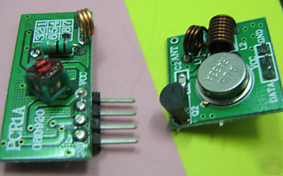 Saw rf transmtter receiver pair remote wireless