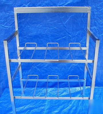 Syrup rack bag in box pepsi or coke boxes holds 6-9 box