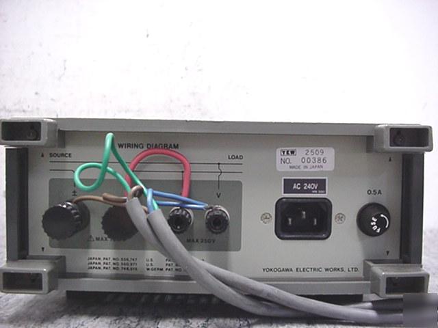 Yew type 2509 digital wattmeter *tested & working*