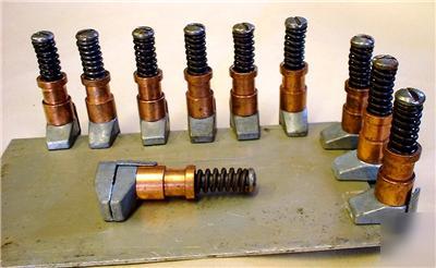10 standard copper side grip cleco metal fasteners